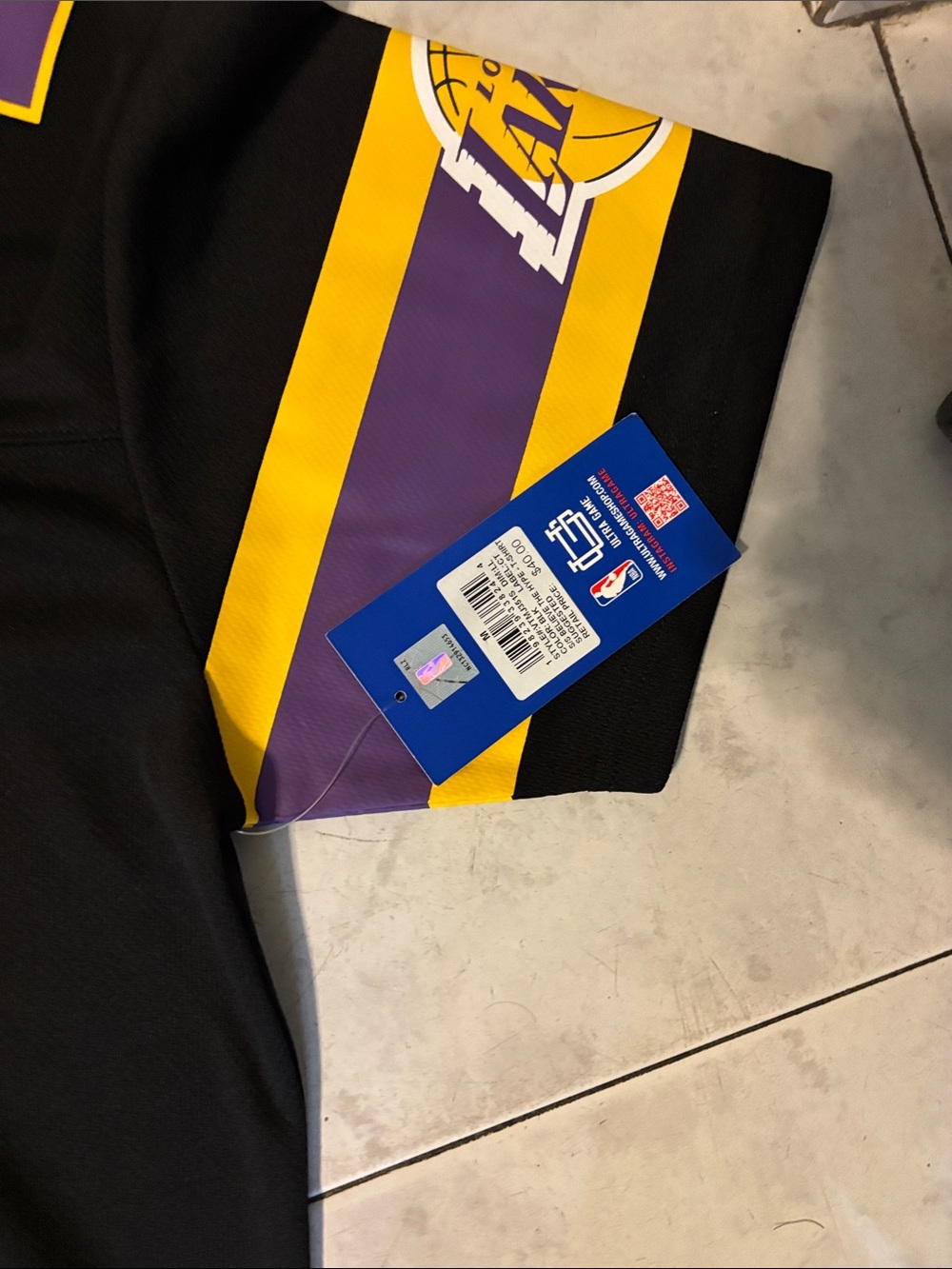 NBA Lakers Purple and Black Jersey Set. 3 jerseys for 1 price - Picture 3 of 7